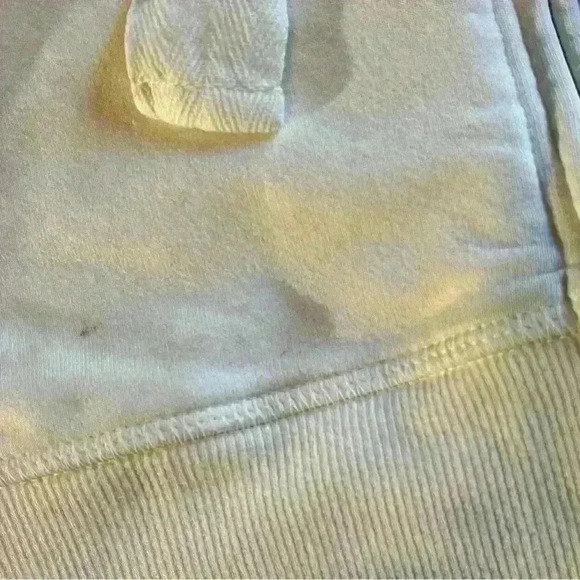 Danskin Now Womens Size M (8/10) White Full Zip Run Walk Sweatshirt Hoodie - Picture 7 of 8